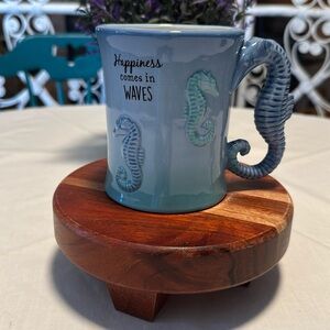 Department 56 coffee mug seahorse